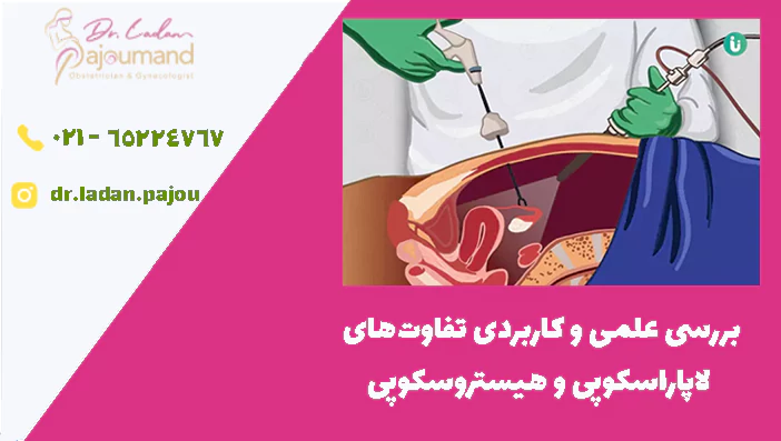 بررسی علمی و کاربردی تفاوت‌های هیستروسکوپی و لاپاراسکوپی